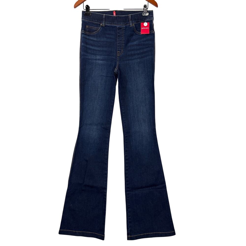 NWOT SPANX Dark Blue Flare Jeans